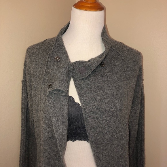 Free People Alpaca/Wool Blend Mock Neck Sweater-M - Picture 15 of 16